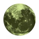 Sticker Mural Phosphorescent "Lune" 25cm Vert Prix