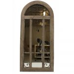 Miroir ancienne vertical en bois