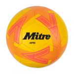 mitre Ballon de Football Impel, Jaune/Mandarine/Noir, 4