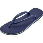 Havaianas Brasil Logo, Tongs Mixte Enfant, Bleu Naval, 35/36 EU (33/34 BR)