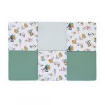 Tinéo Maxi Tapis D'éveil, Maxi Tapis De Motricité, Maxi Tapis Bébé, Multifonction 5 en 1, 120x180cm (Jungle Buddies)
