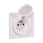 Legrand Prise de courant 2P+T &agrave; puits compl&egrave;te IP 44 Dooxie