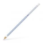 Faber-Castell Crayon pour cahier et tableau GRIP blanc - Lot de 16