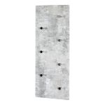 Haku M&ouml;bel Pat&egrave;re Murale 7 Crochets D&eacute;co "B&eacute;ton" 80cm Gris