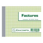 Exacompta Manifold Factures 105x135cm 50 Feuillets Dupli Autocop.