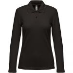 Kariban Polo de travail femme manches longues 100% coton Gris Fonc&eacute; M - Gris Fonc&eacute;