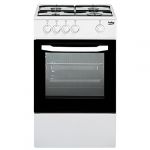 Beko CSG42001FW four et cuisini&egrave;re Blanc Gaz, Sans installation