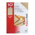 Gpv 10 Pochettes Kraft Armé 229x324 mm 130g