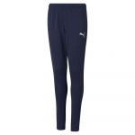 Puma TeamRISE Poly Training Pants J, Fille, Blanc Peacoat, 140