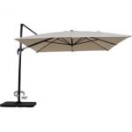Viva Green Sun 4 - Parasol jardin déporté en aluminium 3 x 4 m