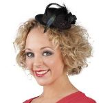 Mini chapeau avec plume