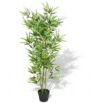 VidaXL Plante artificielle avec pot Bambou 120 cm Vert