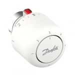 Danfoss Aero RAVL, Vanne thermostatique de radiateur avec soufflet thermostatique rempli de gaz et capteur int&eacute;gr&eacute;