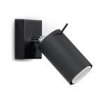Applique Murale Ring GU10 LED Lampe Murale Moderne LOFT Design pr Salon Couloir Noir