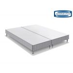 Simmons Sommier tapissier à lattes sw 2x80x200 + pieds