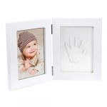 Dooky Happy Hands Double Frame Small kit empreintes b&eacute;b&eacute;s White