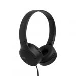 JVC HA-S33UC-B USB-C Casque Supra-auriculaire Pliable avec Microphone et t&eacute;l&eacute;commande &agrave; 3 Boutons, c&acirc;ble unilat&eacute;ral, Noir