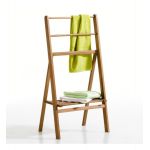 Porte serviettes pliant en acacia, Locuste Acacia Taille Taille Unique