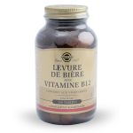 Solgar Levure de bi&egrave;re plus vitamine b 12 - 250 comprim&eacute;s
