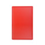 Hendi Planche à Découper HACCP - GN 1/1 - Rouge - 15 mm d'Epaisseur
