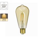 Xanlite Ampoule LED ST64, culot E14, 3,8W cons. (30W eq.), lumi&egrave;re blanc chaud