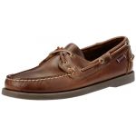 Sebago DOCKSIDES FGL OILED WAXY, Chaussures Bateau Homme - Marron (Brun), 42 EU