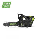 Greenworks Tronçonneuse sans-fil 25cm 40V Lithium-Ion (sans batterie ni chargeur) - 2003807