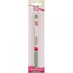 FunCakes Food Pen Gris Argenté: Stylo Alimentaire pour Décoration de Gâteaux, Pâtisseries et Desserts, Pointe Flexible pour Lignes Épaisses et Fines, Idéal pour Personnaliser, Certifié Halal