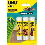 UHU Lot de 3 bâtons de colle - 8g