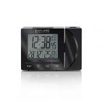 Explore scientific Projecteur D'Horloge D'Alarme + Temp. Int. Ong Rdp-1001.