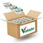 VALADE | 120 barquettes de confiture et gel&eacute;e :abricot,fraise,groseille | doses individuelles de 30g