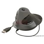 Souris ergonomique verticale USB (noire)