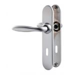 Vachette Poign&eacute;es de porte int&eacute;rieures - chrom&eacute; velours - cl&eacute; L - Op&eacute;ra