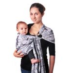 HOPPEDIZ r-ber Écharpe de portage en tissu Beige HOPPEDIZ r-ber Écharpe de portage en tissu Beige