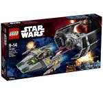 Lego 75150 - Star Wars : Le Tie Advanced de Dark Vador contre L'a-Wing Starfighter