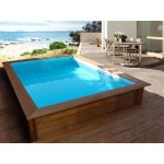 VIVA POOL Piscine bois rectangle Toledo - 3.00 x 2.00 x 0.71 m