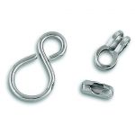 Chape, clip et esse pour chaîne boule Chapuis - Vendu par 5