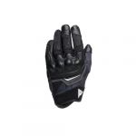 Dainese Gants Ermex, Gants de moto d'été pour femme, respirants avec inserts en mesh, protections rigides des articulations, renforts en cuir, écran tactile, XS, Noir et Blanc