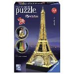 Ravensburger Puzzle 3D - Tour Eiffel de Nuit 216 pièces