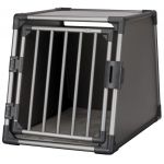 Trixie Box de transport - Aluminium - M et L : 61 x 65 x 86 cm - Gris graphite - Pour chien