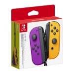 Nintendo Paire de Manettes Joy-Con Gauche Violet N&eacute;on/Droite Orange N&eacute;on