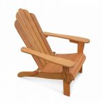 Alice's Garden Fauteuil de jardin en bois Adirondack Salamanca eucalyptus FSC, chaise de terrasse retro, siège de plage pliable