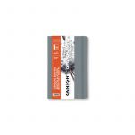 Canson Graduate Book - Carnet de croquis cousu 184 pages - Tr&egrave;s lisse - Couverture Souple Gris clair - 14 x 21,6 cm - 90g/m&sup2; - Blanc