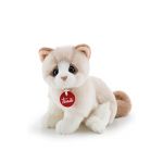 Trudi Sevi Peluche Chaton Blanc et Beige 24 cm Trudi