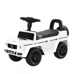 Homcom Camion porteur enfants véhicule à pousser licence Mercedes Benz 12-36 mois coffre klaxon phares blanc