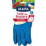 Mapa Taille des Rosiers - Gants de Jardinage Textile 100% Coton - Anti-Perforation - Idéal taille des épineux - Bleus - Taille 7/M