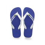 Havaianas Brasil Logo, Tongs Mixte Adulte, Bleu (Marine), 37/38 EU (35/36 Brazilian)