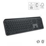 Logitech Clavier MX Keys S Clavier Sans Fil Rechargeable USB C, Silencieux, Plat, Retroeclaire - Graphite