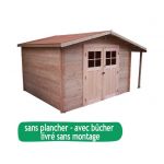 Foresta Abri de jardin ATLAS avec b&ucirc;cher sans plancher / livr&eacute;