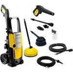 Lavor Nettoyeur haute pression 3 Pistons ! 150 Bars 2100W 450/h avec nettoyeur terrasses + Accessoires - Galaxy 150